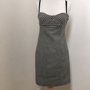 Gingham Tweed Dress